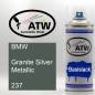 Preview: BMW, Granite Silver Metallic, 237: 400ml Sprühdose, von ATW Autoteile West.